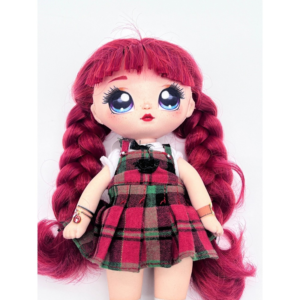 Na! Na! Na! Surprise Doll Samantha Smartie Series 1 Red Plaid Fabric‎ MGA